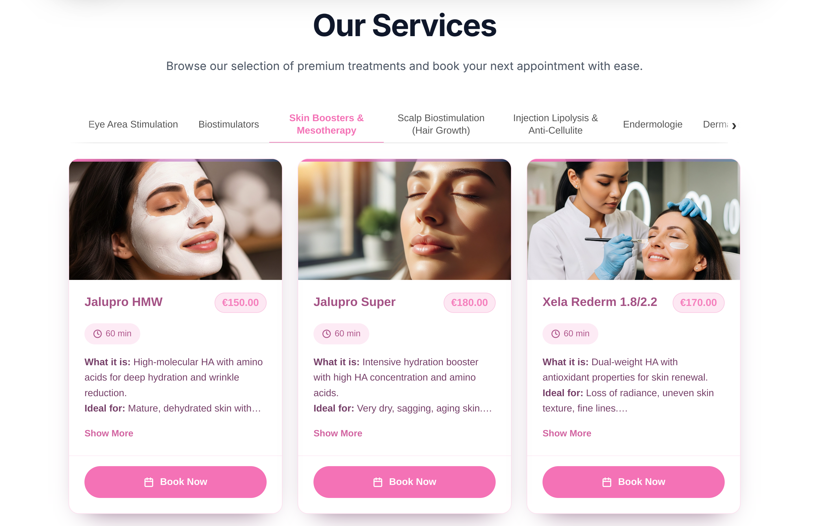 DWABY widget services list